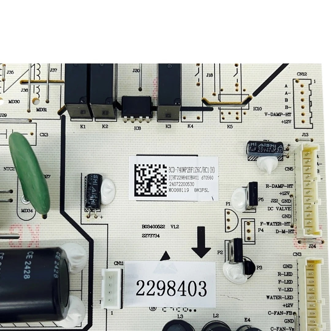 Hisense HRF266N6CSE Refrigerator Electronic Control Board K2298403