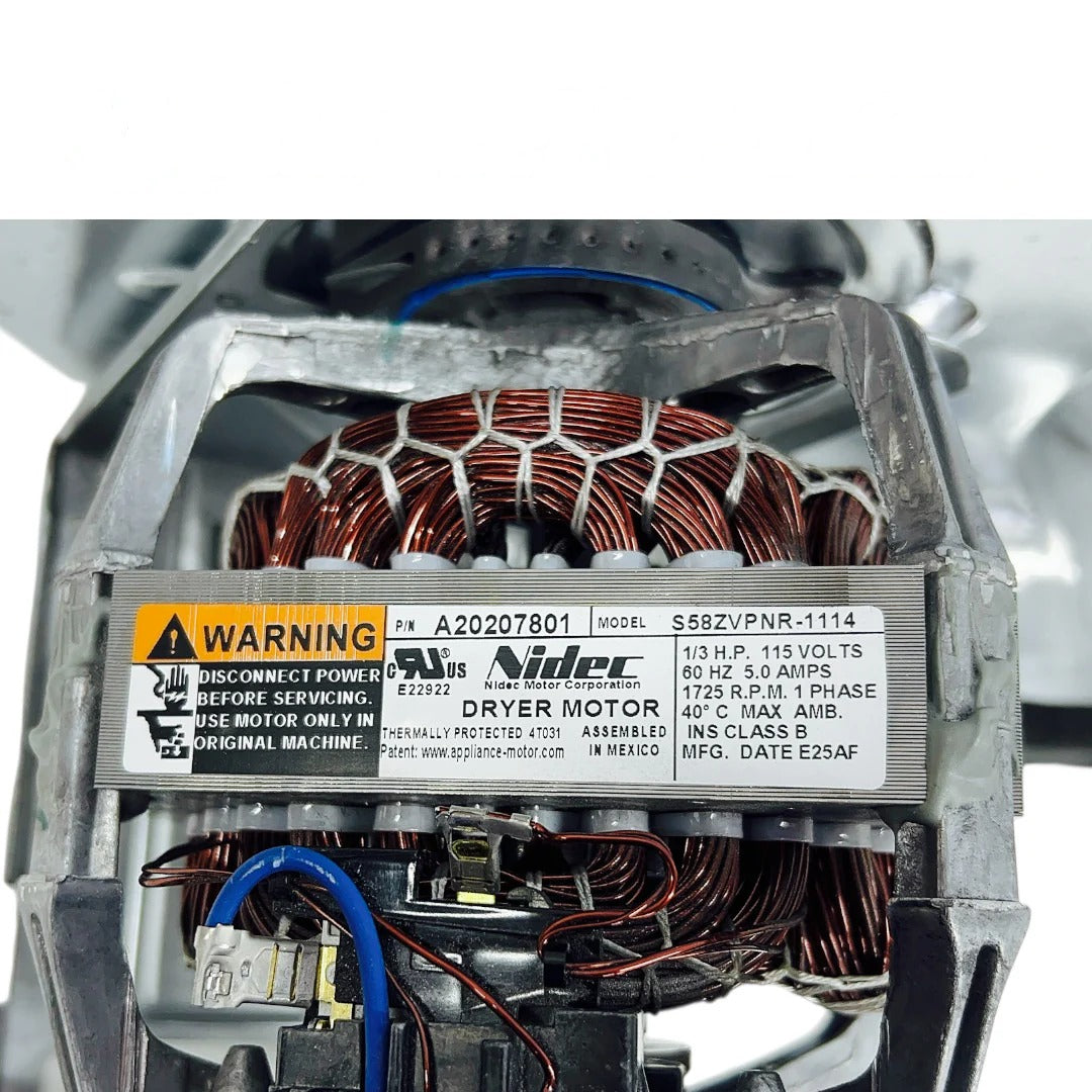 Electrolux Dryer Drive Motor Assembly 5304529782, 5304513609, 5304529655