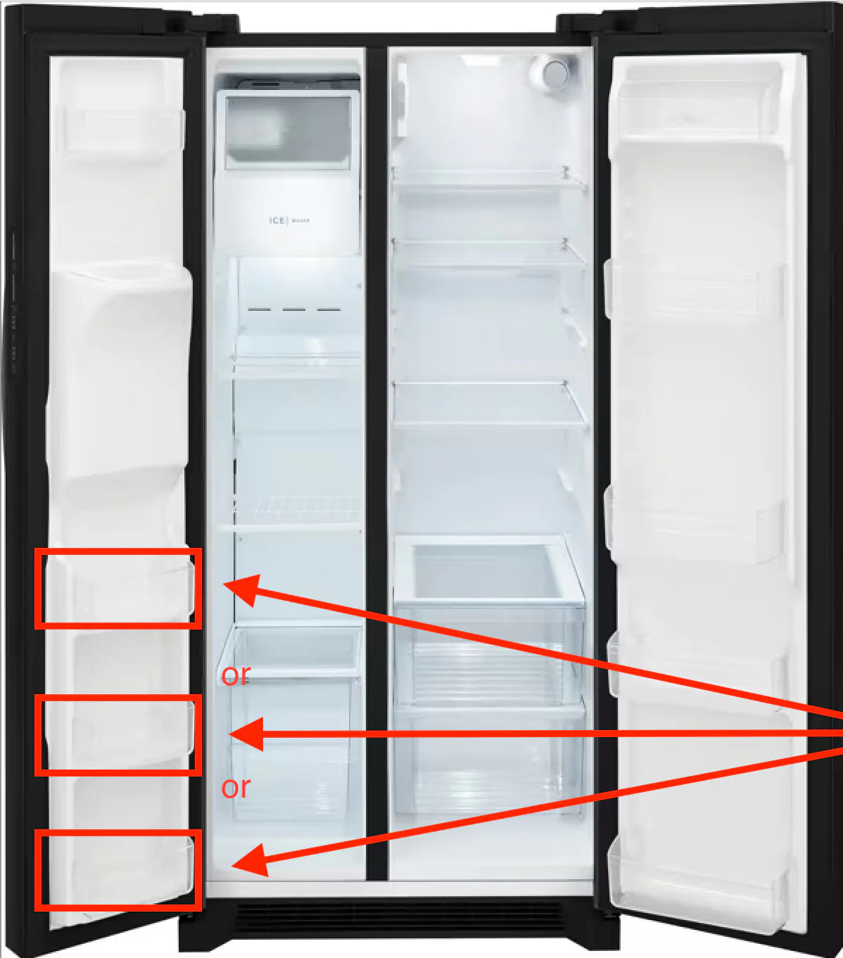 Frigidaire Refrigerator Door Bin 5304527146, 5304536372