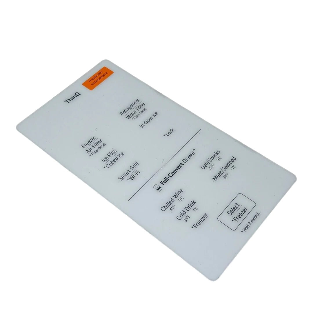 LG LF29H8330S Refrigerator Display User Panel Board ACQ30500812, EBR40841302