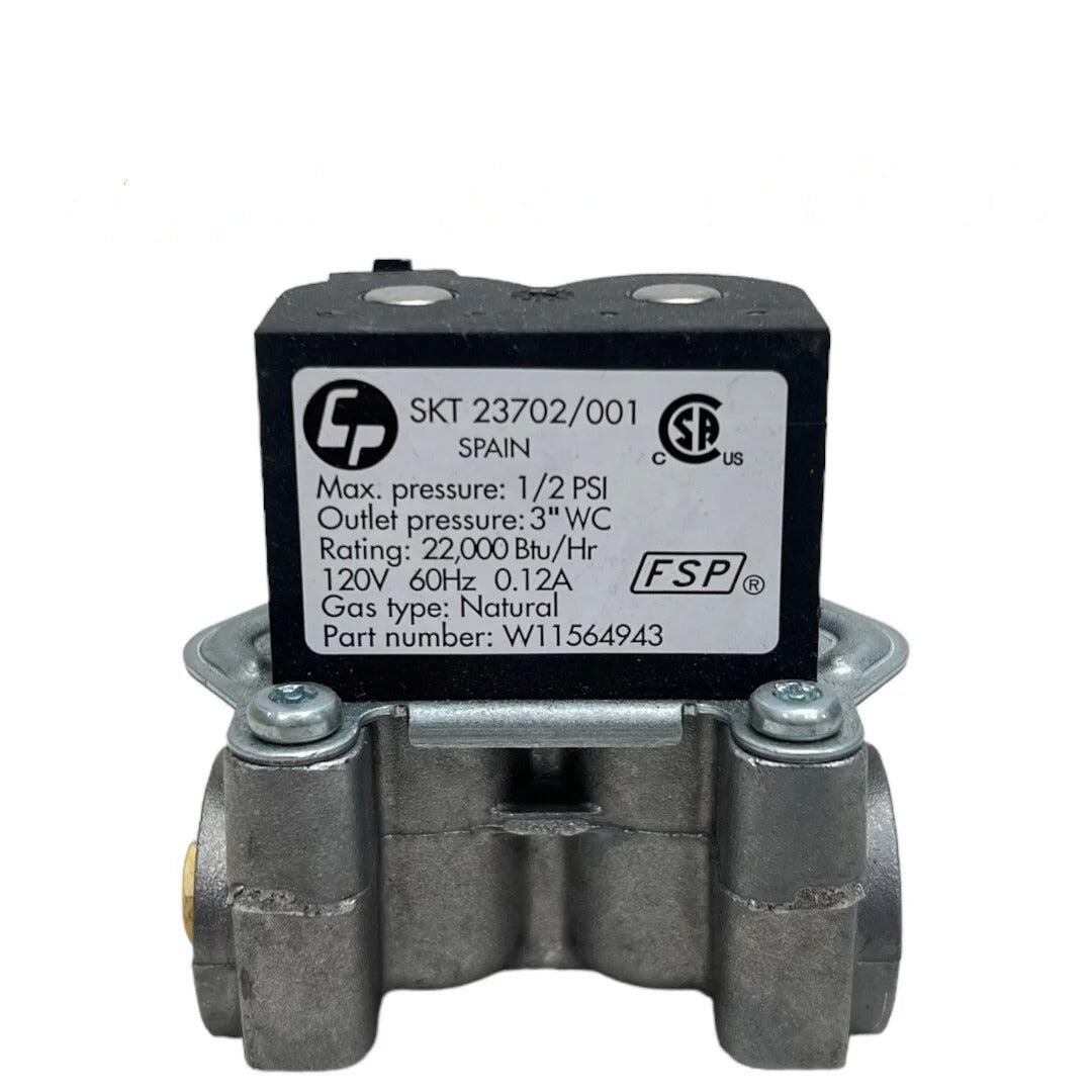 Maytag Dryer Gas Valve W11564943, W11646258