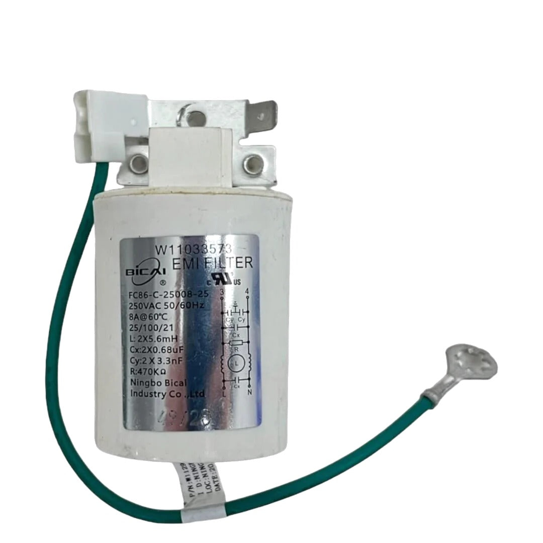 Whirlpool Washer Capacitor W11614635, W11033573