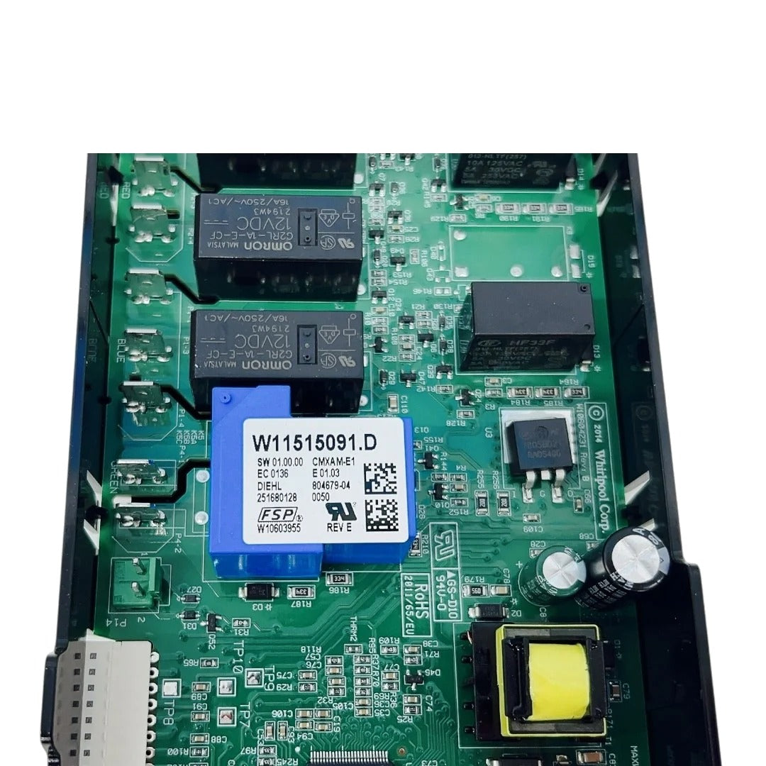 Whirlpool Range Oven Electronic Control Board W11515091, W11594156
