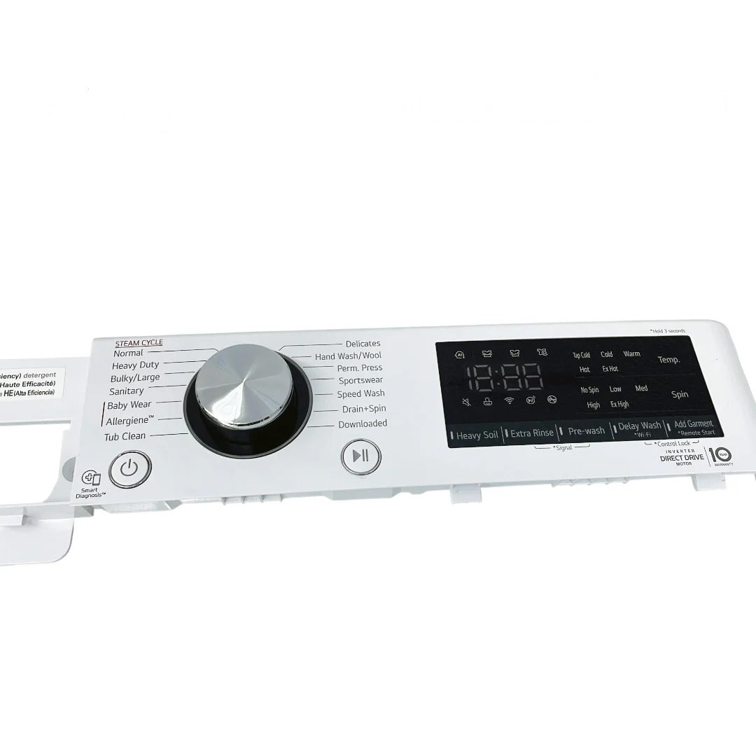 LG Washer Control Panel Assembly AGL30002413, EBR87419883