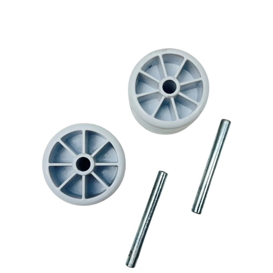 Whirlpool Refrigerator Roller w/Axle 12477102, 12477202 ( Pack of 2 )