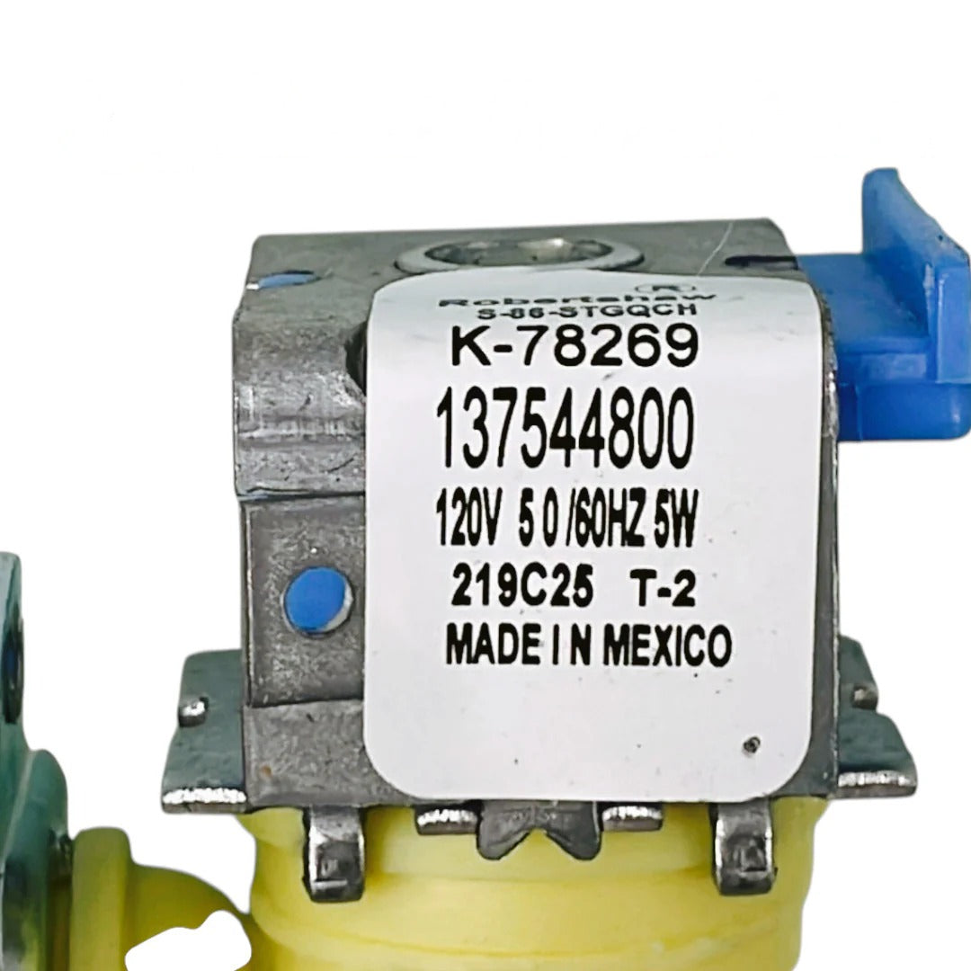 Frigidaire Dryer Water Valve 137544800, K-78269