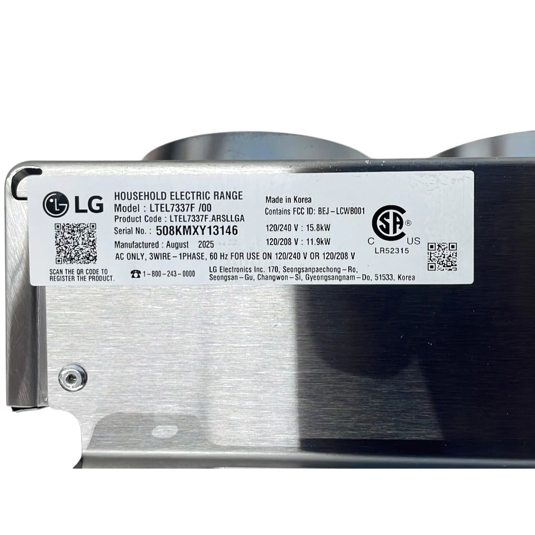 LG Range Oven Control Panel w/ Board ACM76195014, AJJ76597508, EBR32028316