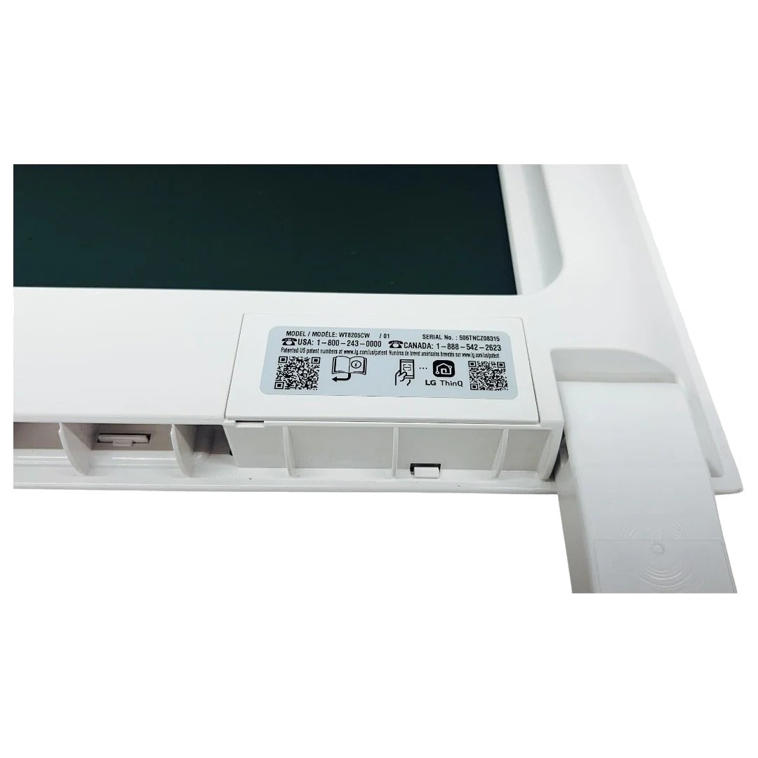 LG WT8205CW Washer Door Lid WT8205CW