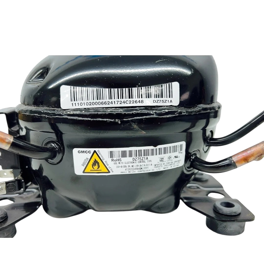 Midea MRT18D3BWW Refrigerator Compressor DZ75Z1A, 11101020006624