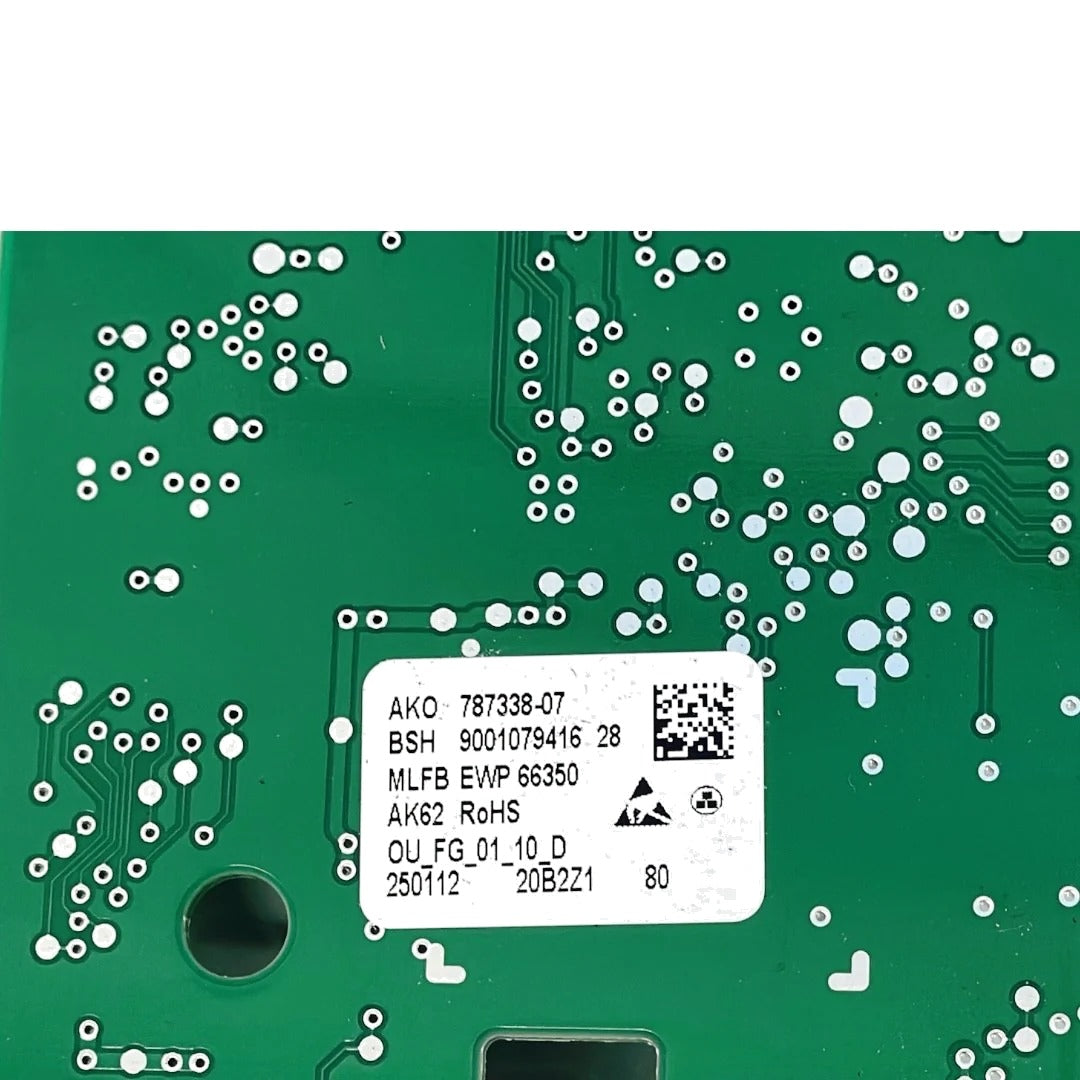 Bosch Washer Electronic Control Board E122808, 9001079416, 787338-07, 8001078487