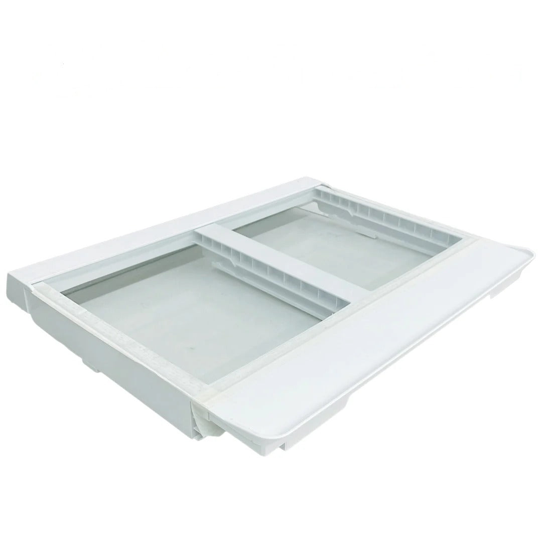GE Refrigerator Crisper Shelf Assembly WR32X31147, WR32X31471, WR32X21260
