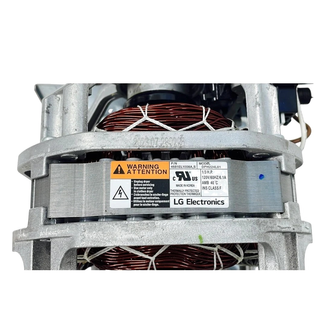 LG Dryer Drive Motor Assembly 4681EL1008J, 4681EL1008G,4681EL1008R, 4681EL1008P
