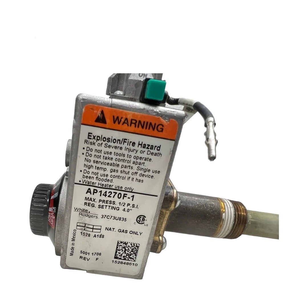 White Rodgers Water Heater Gas Valve 37C73U835, 37C73U-835