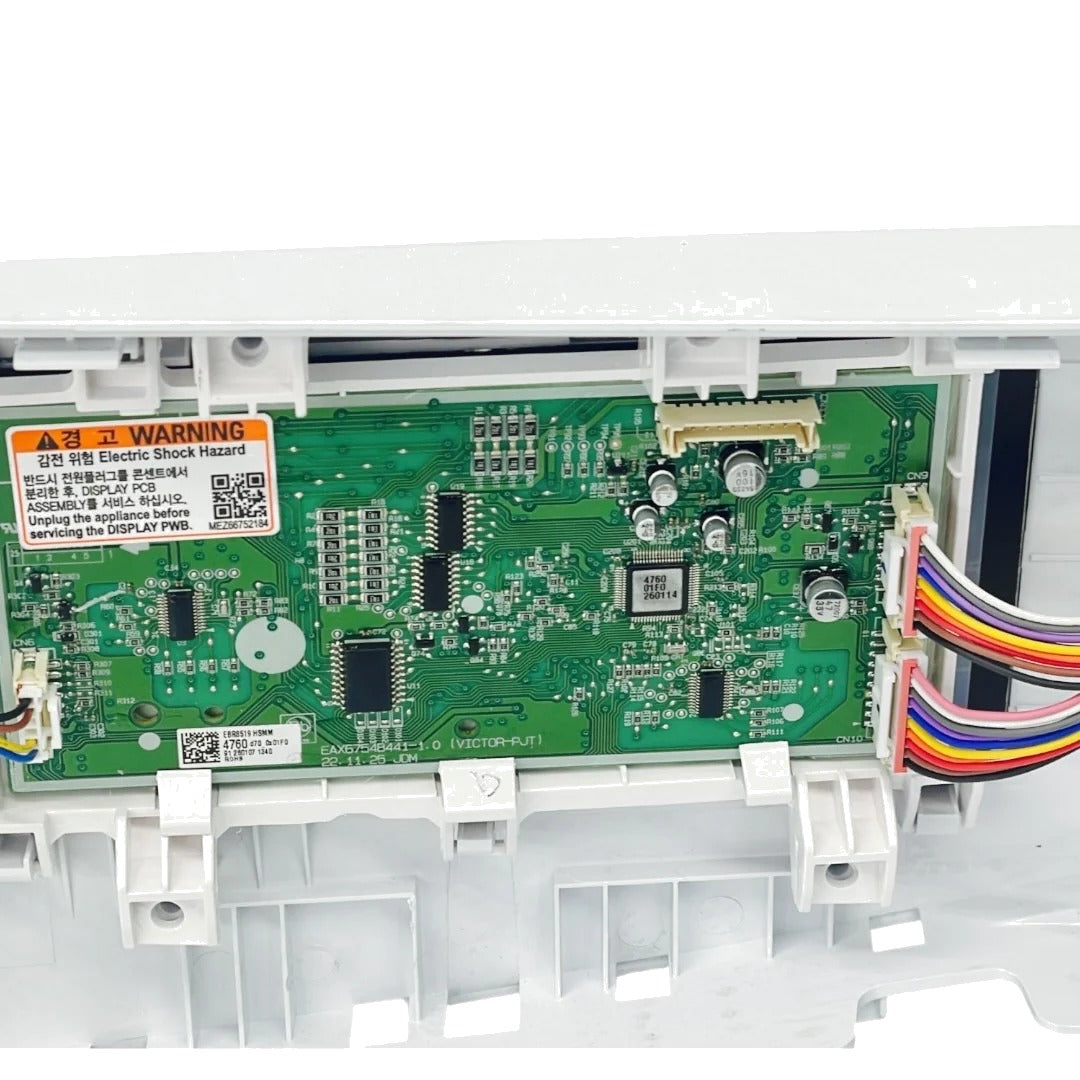 LG Washer Control Panel Assembly AGL30019512, AGL30120712, EBR85194760