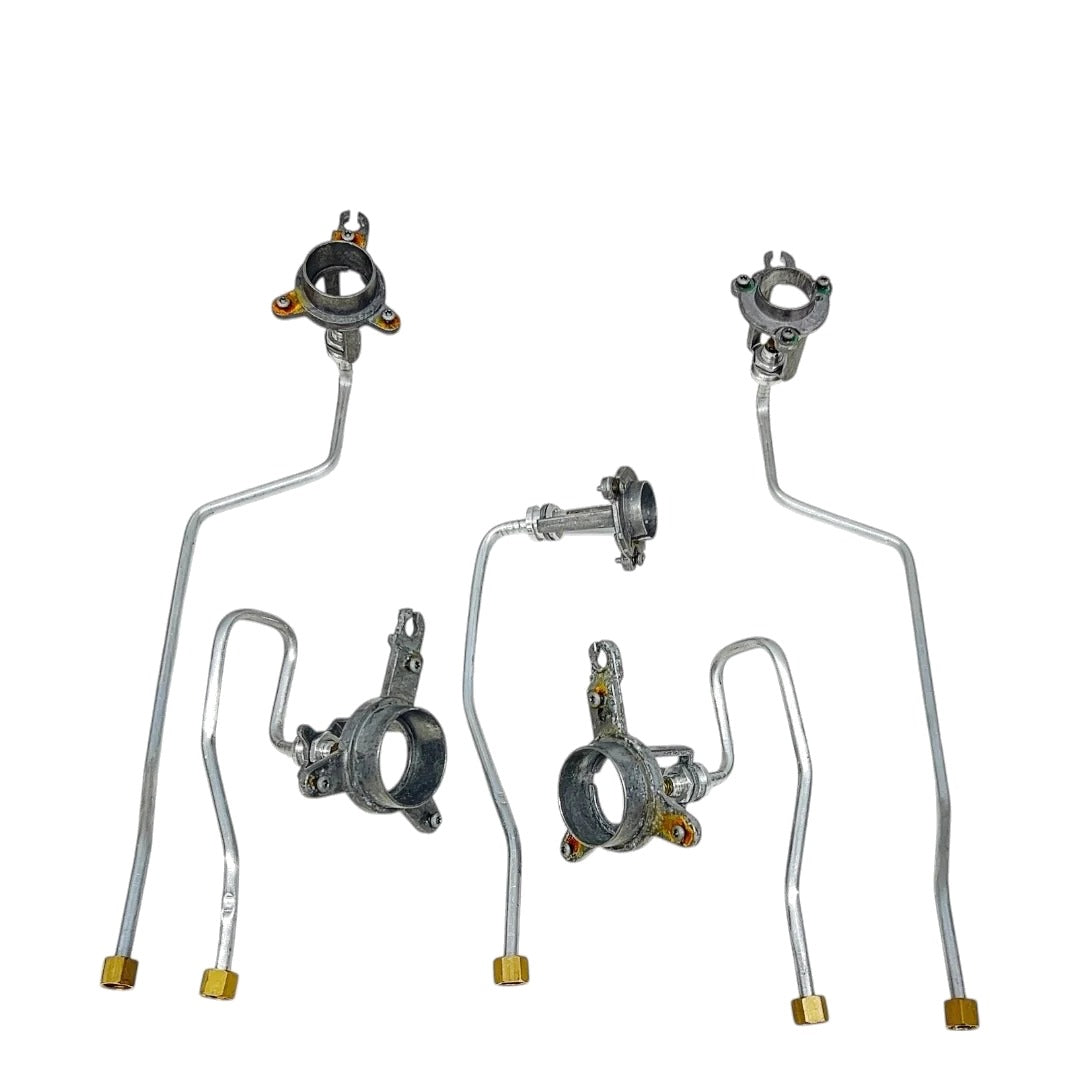 GE Range Oven Inject Burner Set WB02X24728, WB02X24725, WB02X24727
