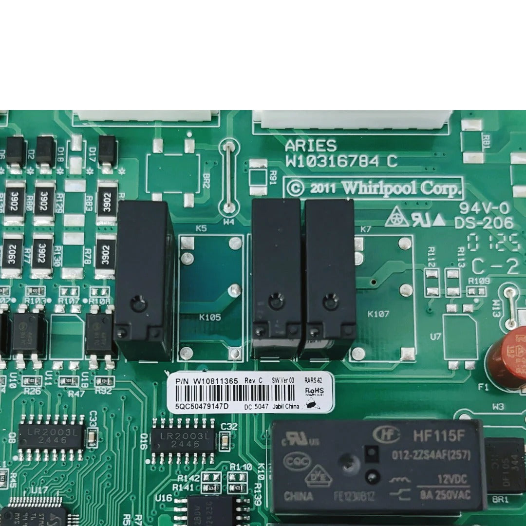 KitchenAid Refrigerator Electronic Control Board W10811365, W10675033