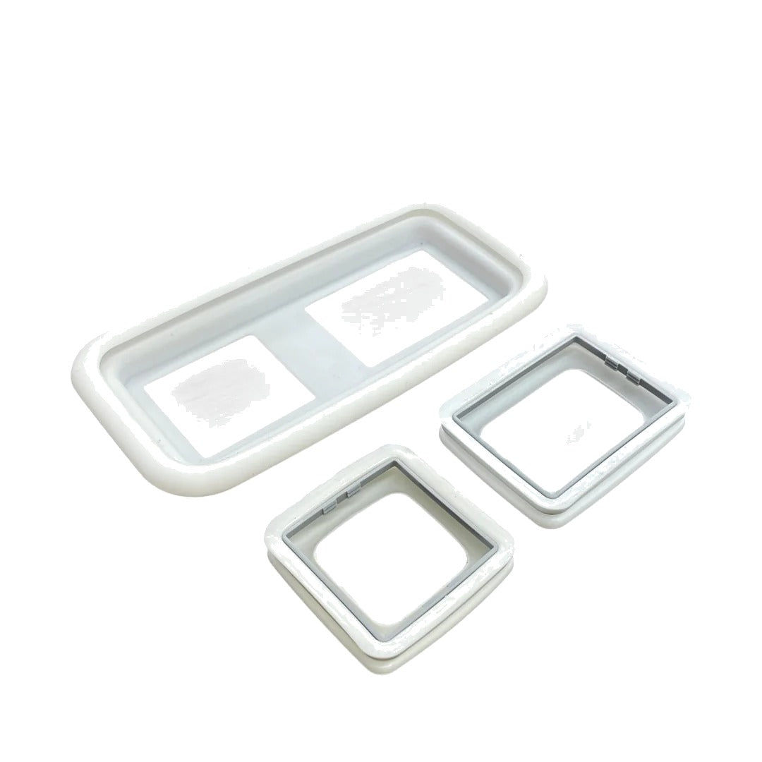 Whirlpool Refrigerator Dispenser Ice Chute Cap And Gasket Assembly W11767424