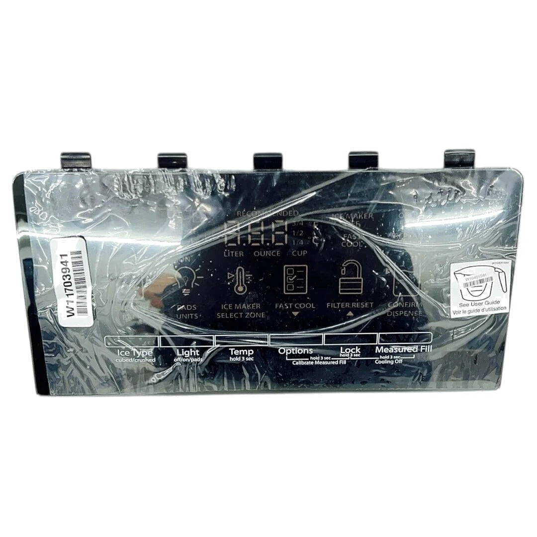 Whirlpool Refrigerator User Control Board W11600493, W11642011, W11600493