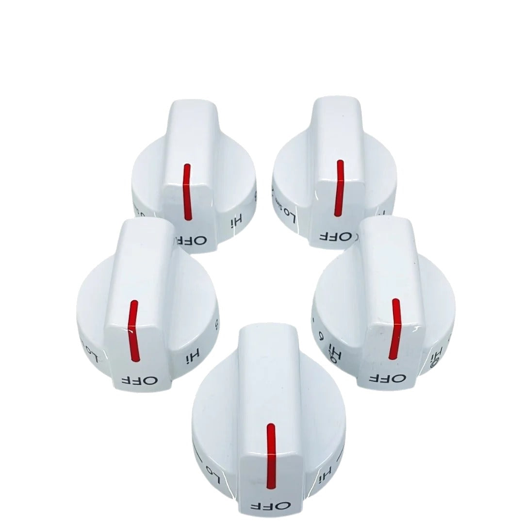 Frigidaire Range Oven Knob Set 5304515469, 5304521977, 5304526250