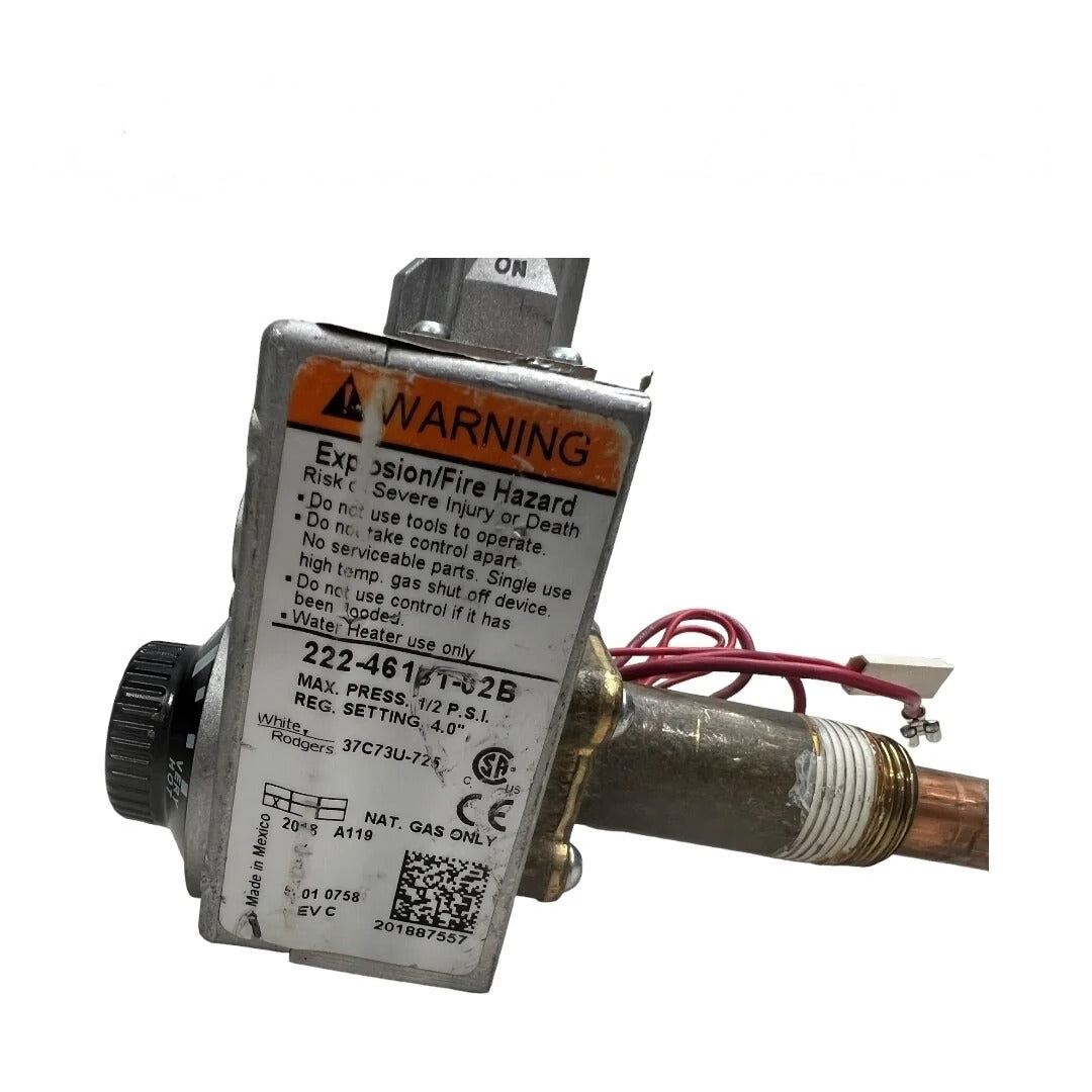 White Rodgers Water Heater Gas Valve 37C73U725, 37C73U-725