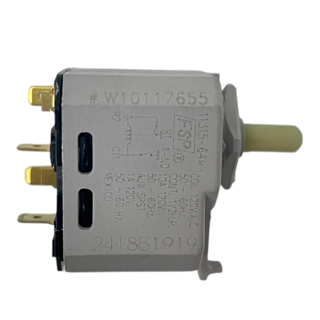 Whirlpool Dryer Push-to-Start Switch W10117655, WPW10117655