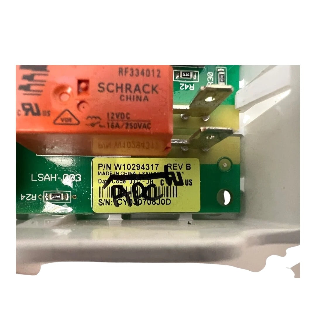 Whirlpool Dryer Electronic Control Board W10294317