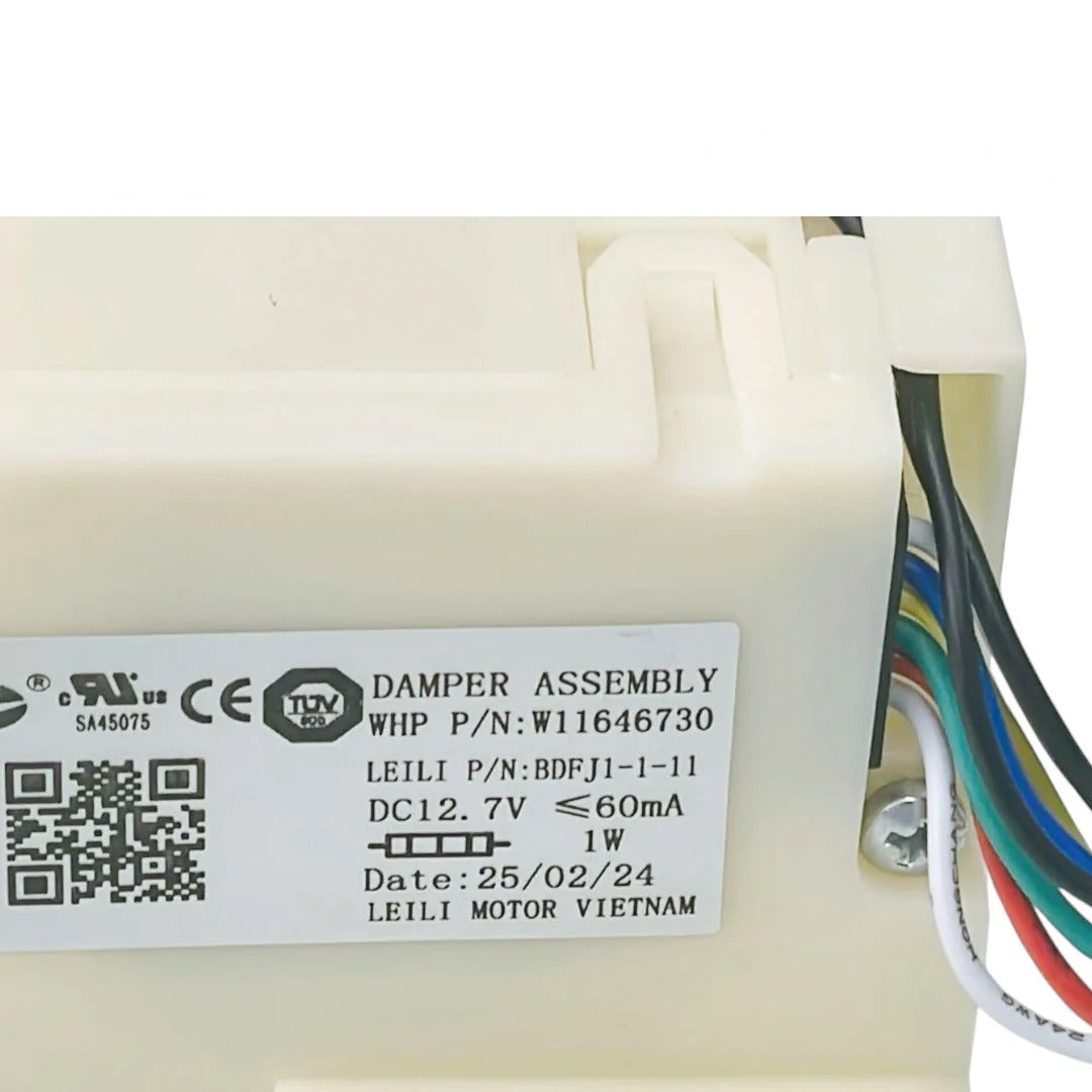 Whirlpool Refrigerator Damper Control Assembly W11646730