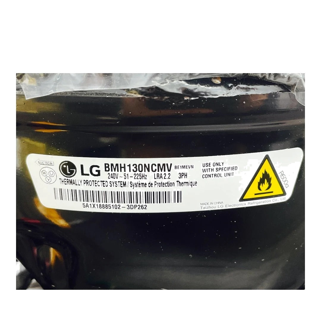 LG LRFXC2606S Refrigerator Compressor BMH130NCMV