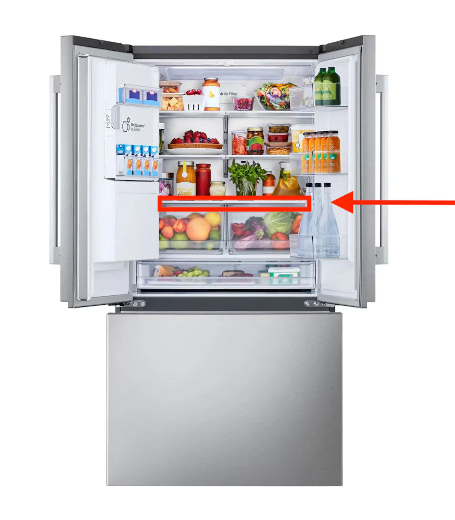 LG LF24Z6530S Refrigerator Glass Shelf ACQ91170834