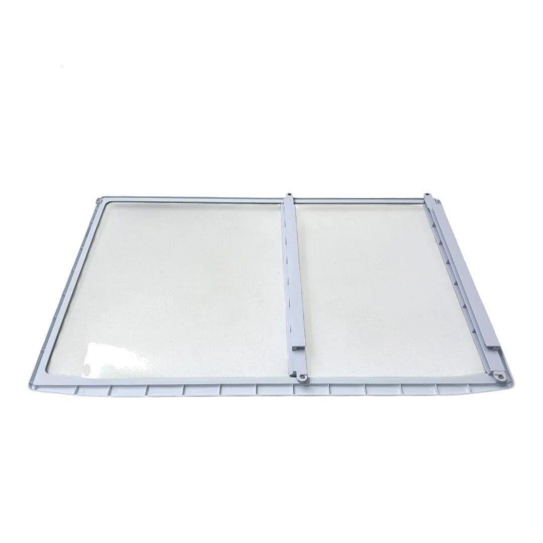GE Refrigerator Shelf w/Snack Pane Rail WR71X22904