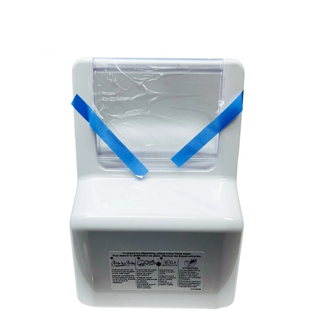 Whirlpool Refrigerator Ice Bucket W10558424, WPW10558424, W10312304, W10138196