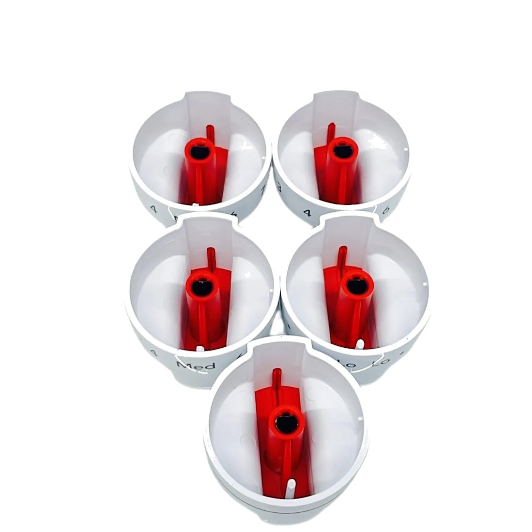 Frigidaire Range Oven Knob Set 5304515469, 5304521977, 5304526250