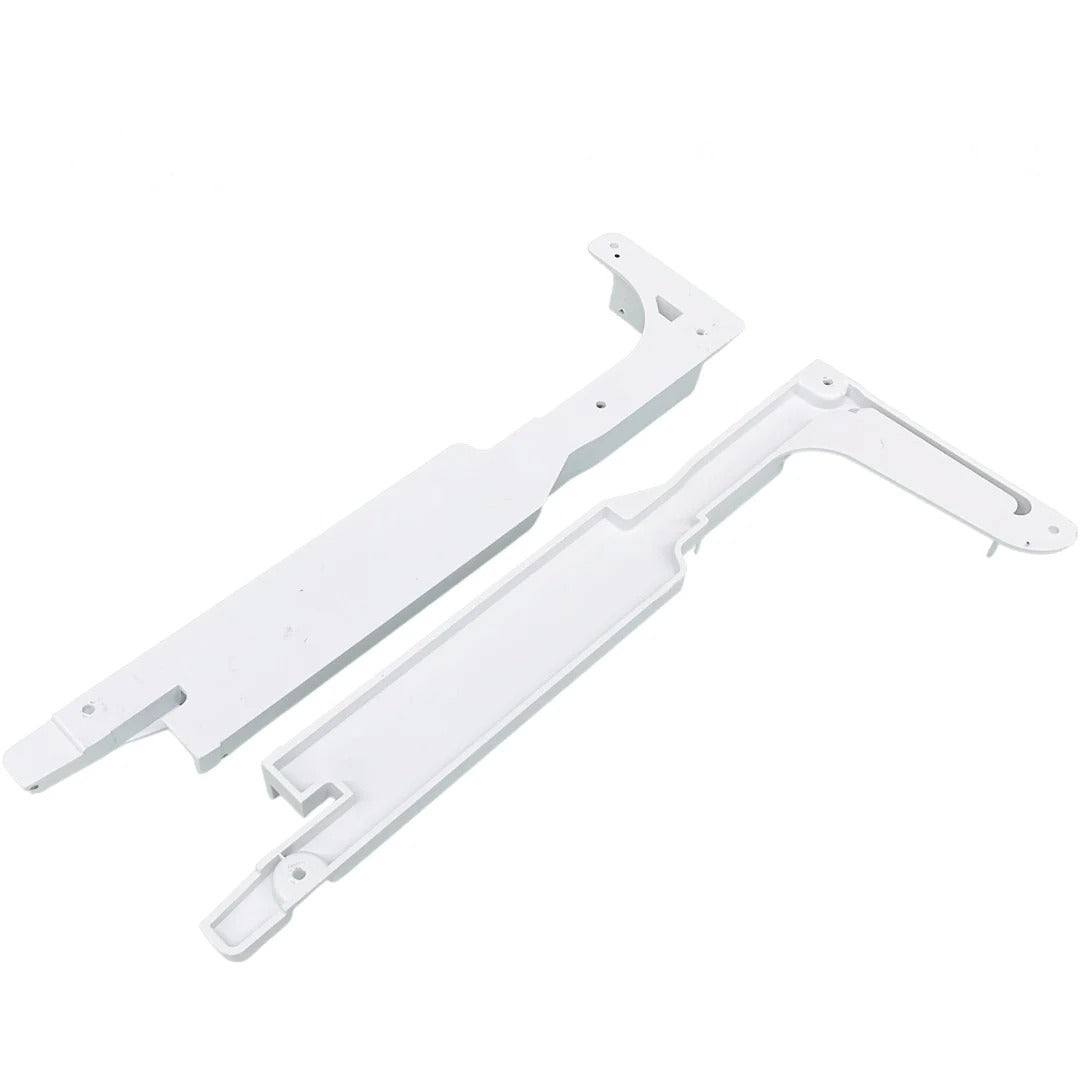 GE Refrigerator Ice Container Slide Rail Set WR72X10233, WR72X10234