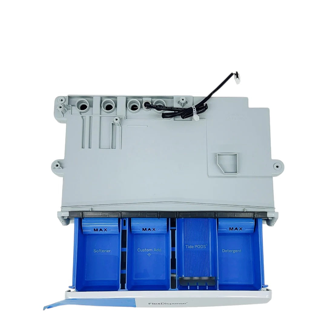 GE Washer Dispenser Drawer Assembly WH42X34997, WH42X34717, WH42X34778