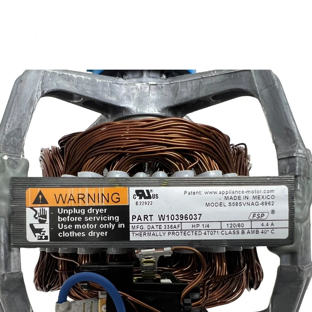 Whirlpool Dryer Drive Motor WPW10448901, W10448901, W10396037, 4446956