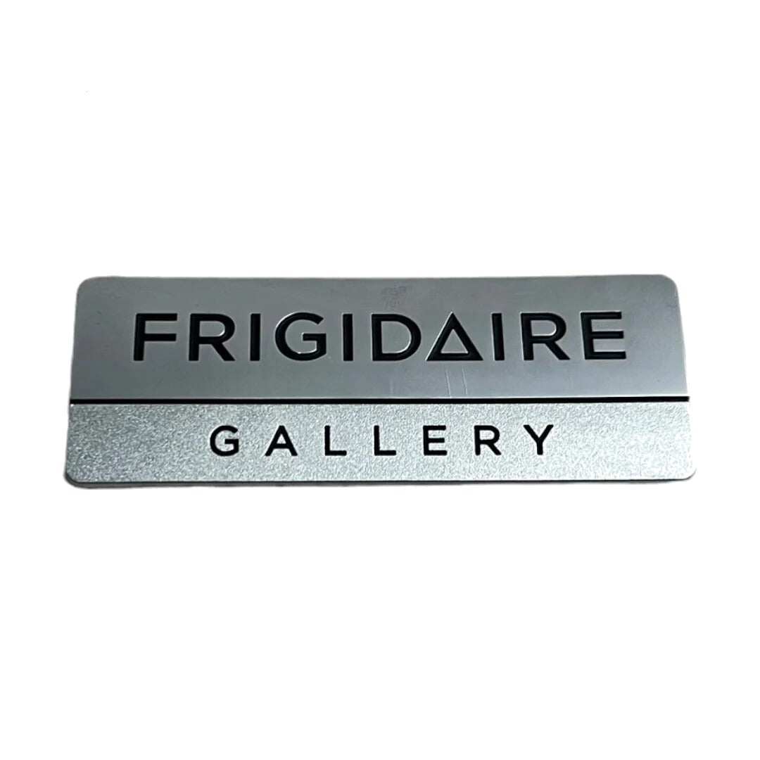 Frigidaire Refrigerator Nameplate (Chrome) 5304512150
