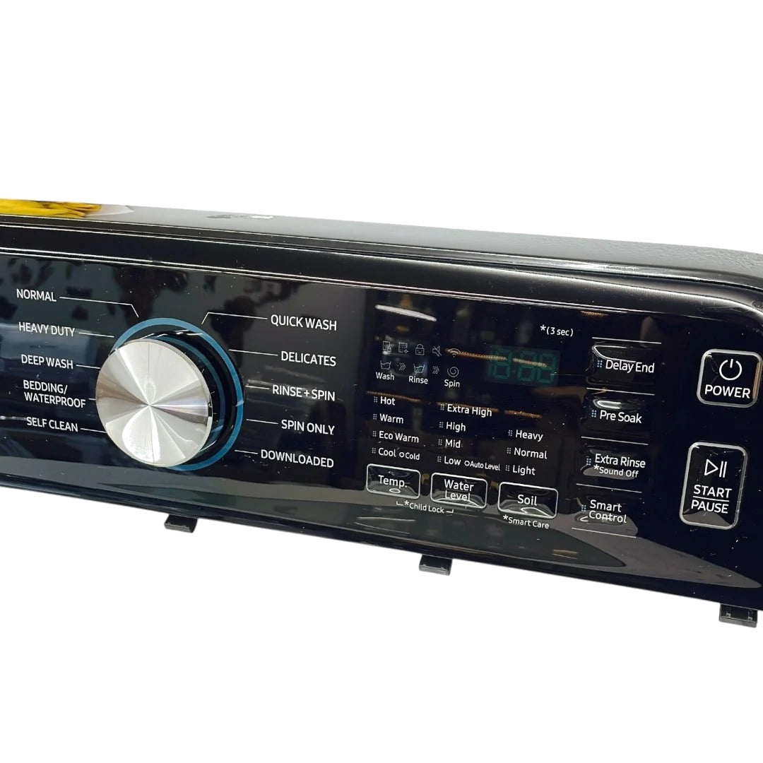 Samsung Washer Control Panel Assembly (Black) DC97-20272K, DC97-23947A