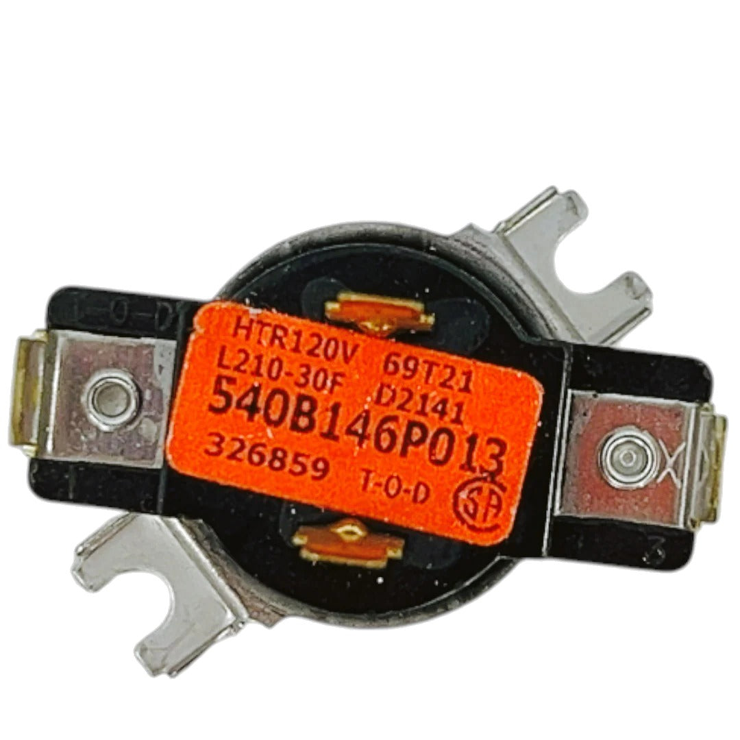 GE Dryer Safety Thermostat 540B146P013, WE4M181, WE04M0181, WE4M0181
