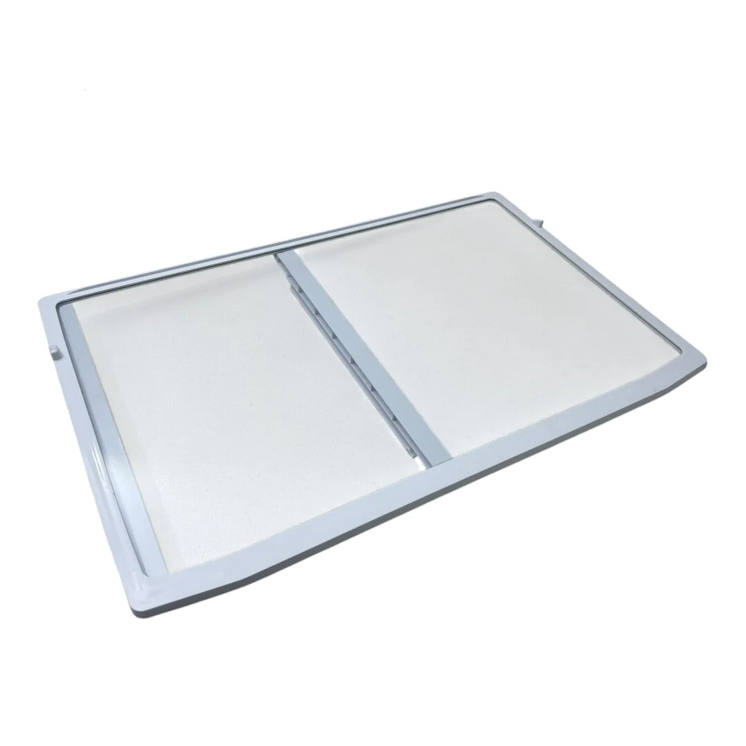GE Refrigerator Shelf w/Snack Pane Rail WR71X22904
