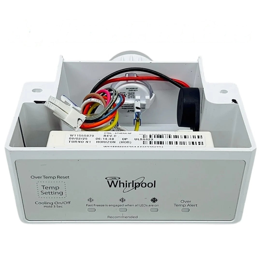 Whirlpool Freezer Control Panel Assembly W10717833, W11382526, W10745744