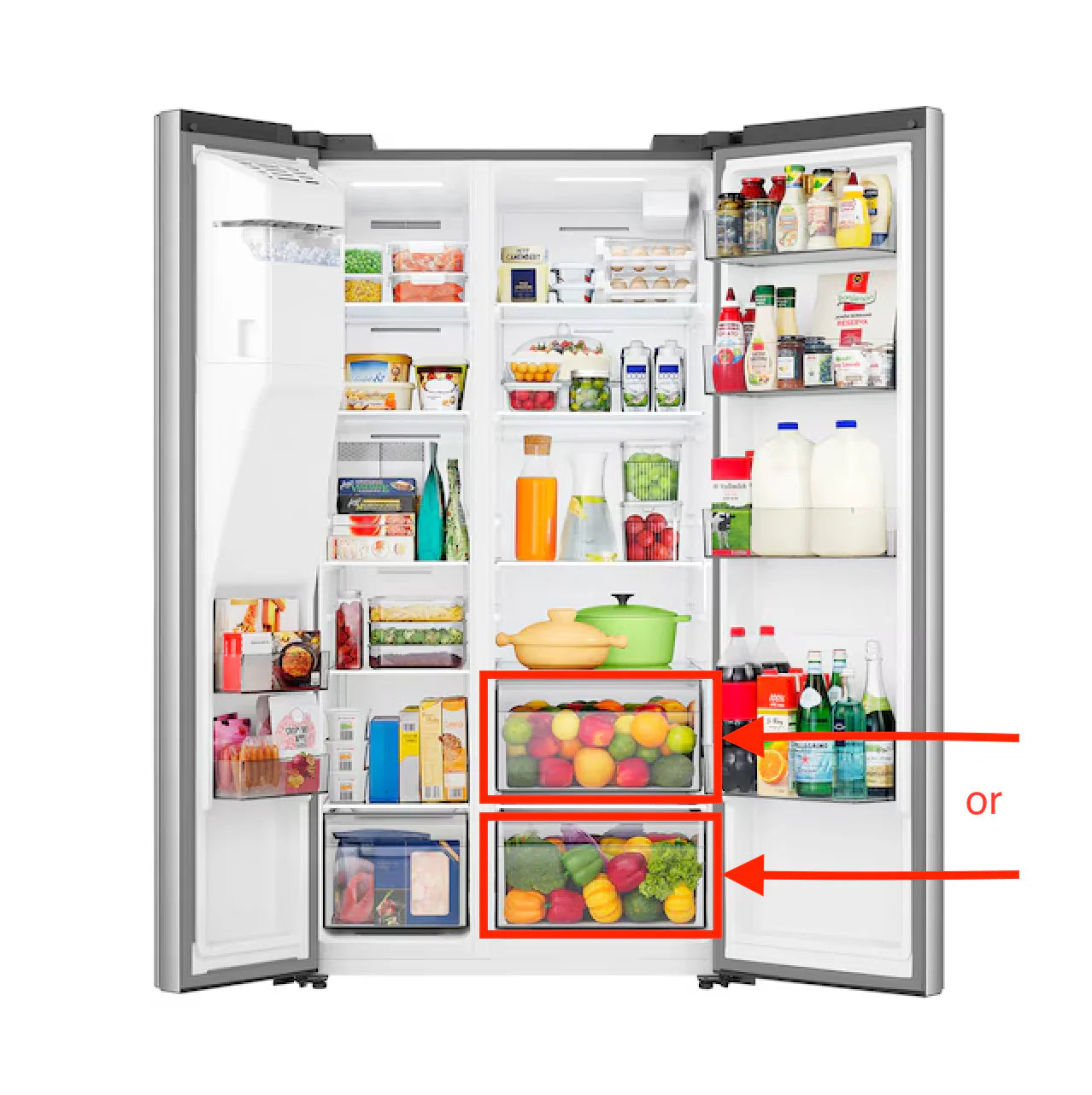 Hisense HRS290P5FSE Refrigerator Crisper Drawer K2409598