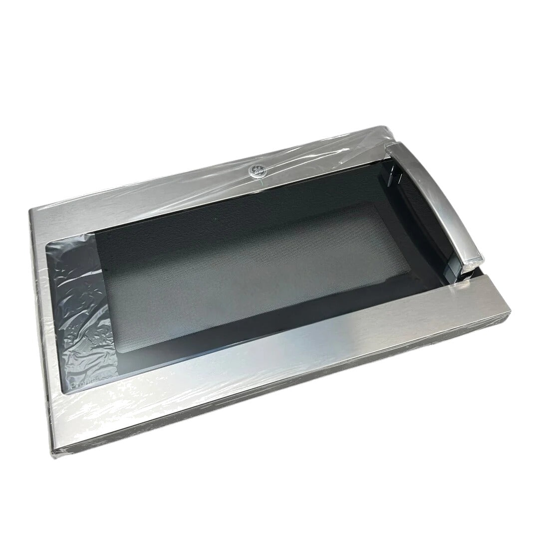 GE Profile Microwave Door Assembly WB56X27063, WB56X34800