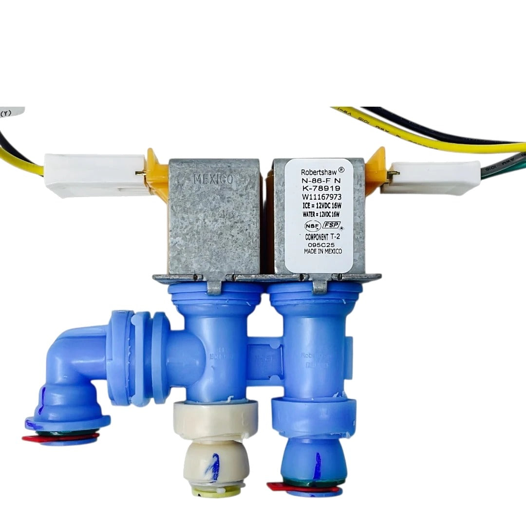 Whirlpool Refrigerator Water Inlet Valve W11167973, W11753942