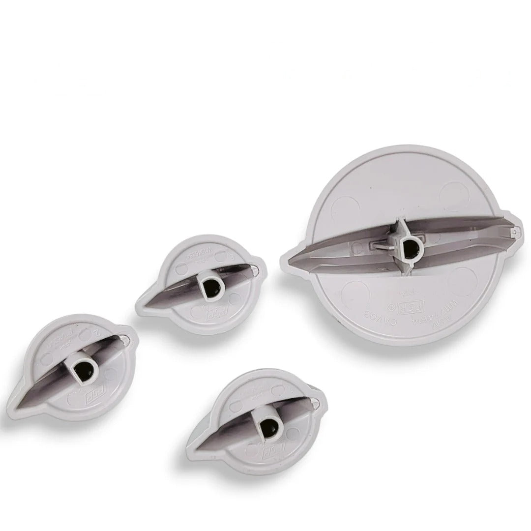 Whirlpool Washer Knob Set ( Gray ) W11816801, W11816802