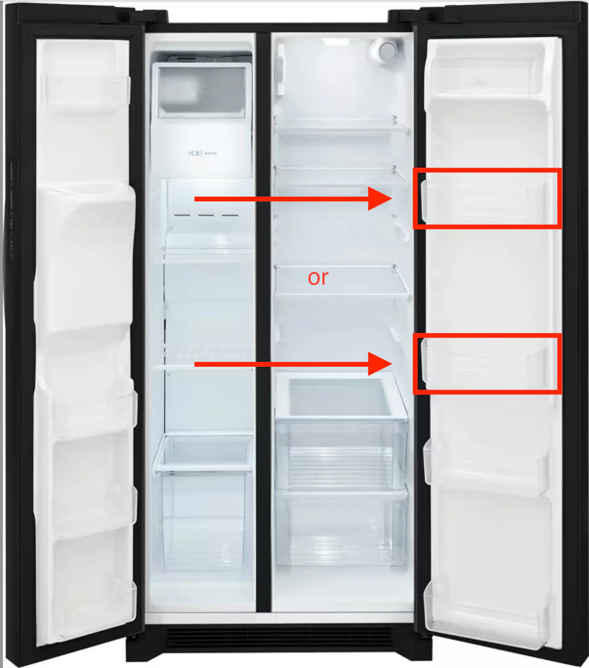 Frigidaire Refrigerator Door Bin 5304527143, 5304536370