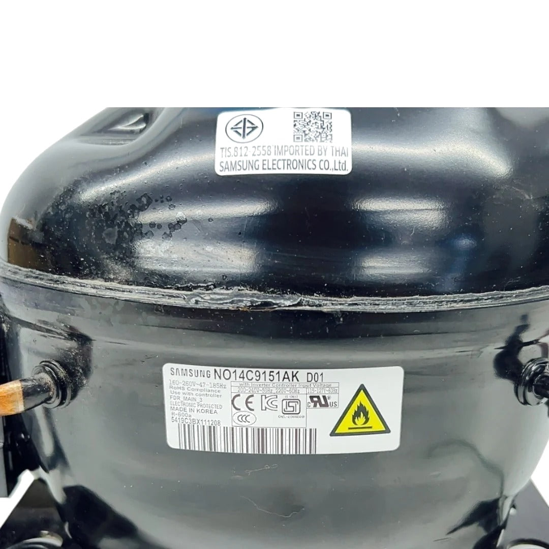 Samsung Refrigerator Compressor NO14C9151AK, NO14C9151AKD01, NO14C9151AK D01