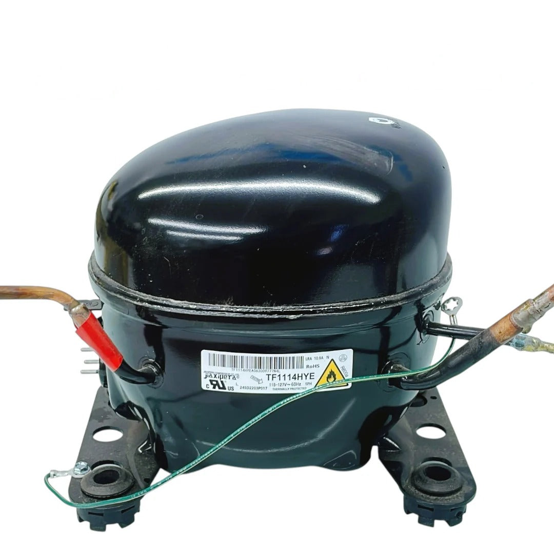 GE Refrigerator Compressor TF1114HYE, WR87X42645, WR87X43805