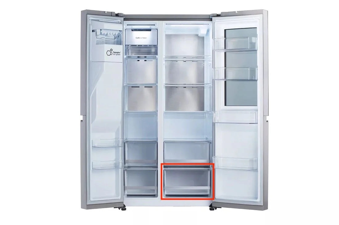 LG Refrigerator Crisper Drawer Tray, Lower AJP76401602
