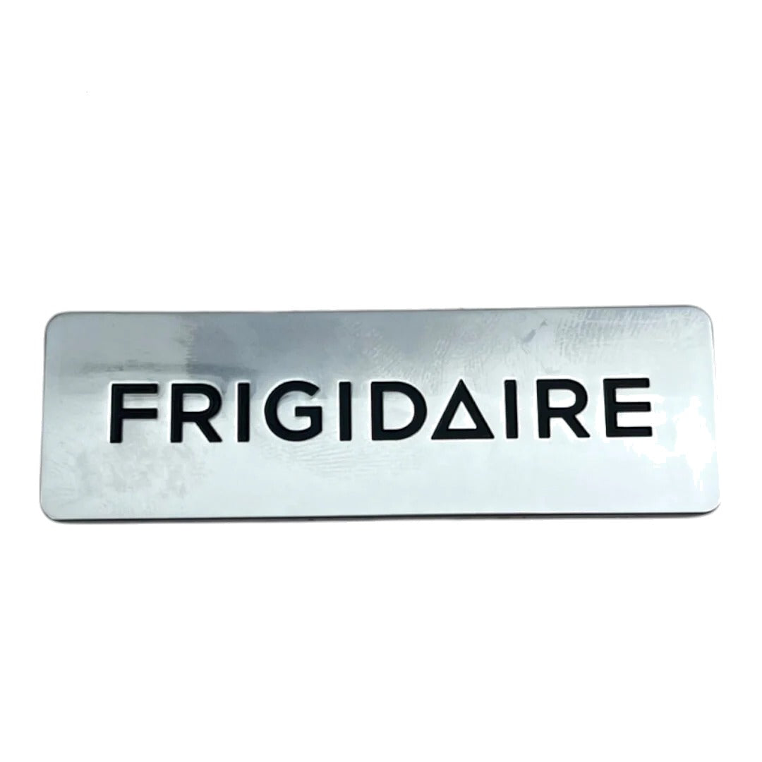 Frigidaire Refrigerator Nameplate, Chrome 5304511146