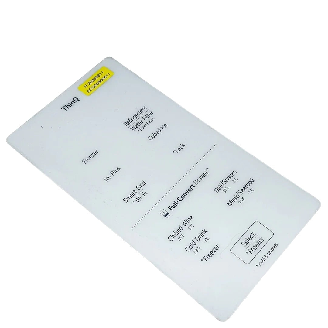 LG Refrigerator Display User Panel Board ACQ30500811, EBR40841303